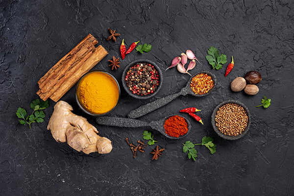 Herbs and spices in the Mediterranean diet