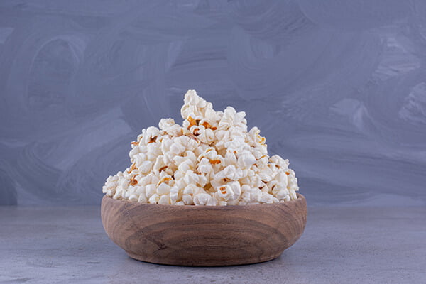 Low Calorie Air Popped Popcorn